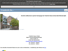 Tablet Screenshot of friedrich-haass-schule.de